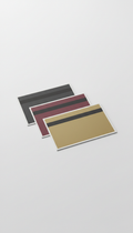Set mockup de tarjetas con fondo oscuro